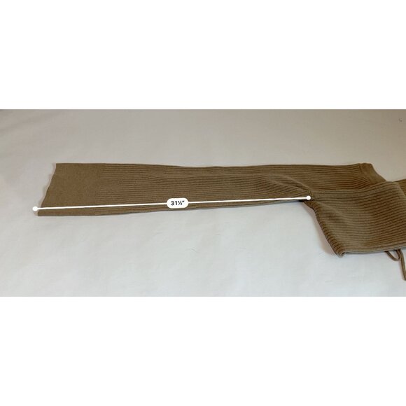 ONA Luna Sweater Pants in Tan - Picture 4 of 7